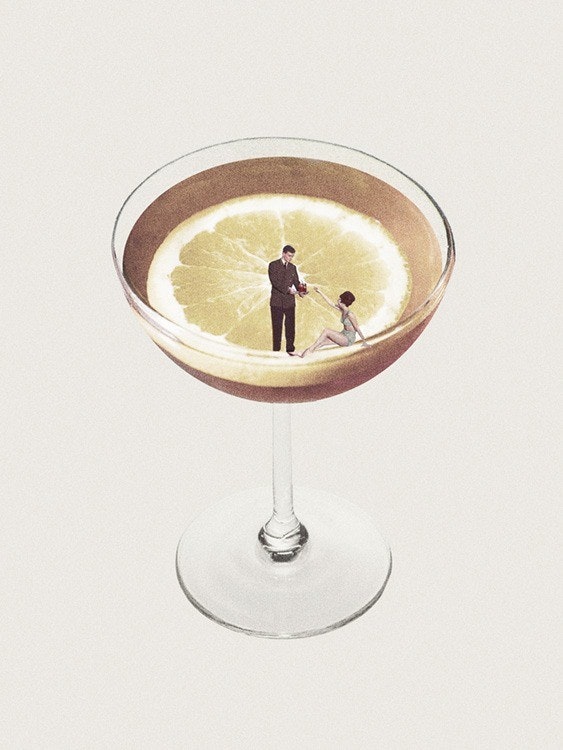 Maarten Leon – Lemon Cocktail Plakat 0