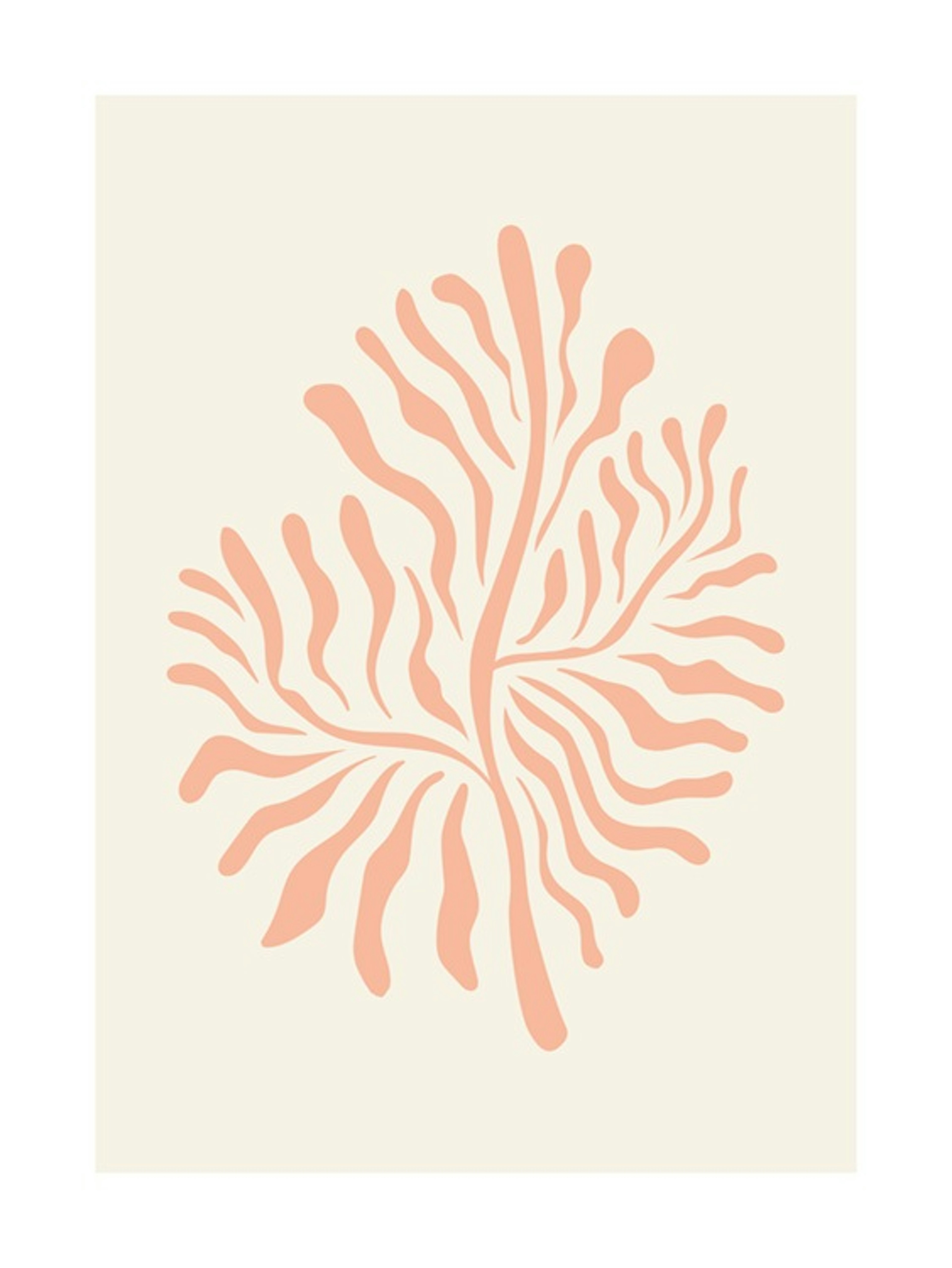 Pastel Coral Plakat 0