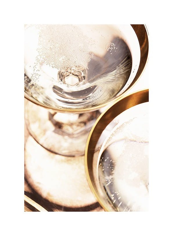 Bring Out the Bubbly Poster (30x40 cm)- Poster di Vini & Cocktail