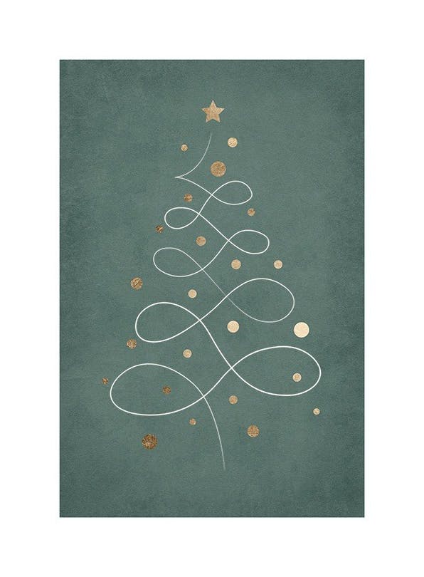 Prints - Holiday Tree Print (13x18 cm) - Art prints