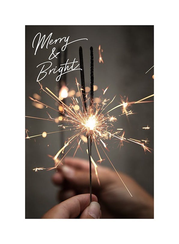Merry and Bright Plakat (13x18 cm) - Plakater > Kunstplakater > Fotokunst