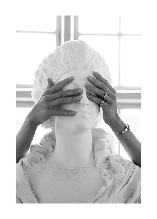 Sensitive Touch Poster - Marble statue 