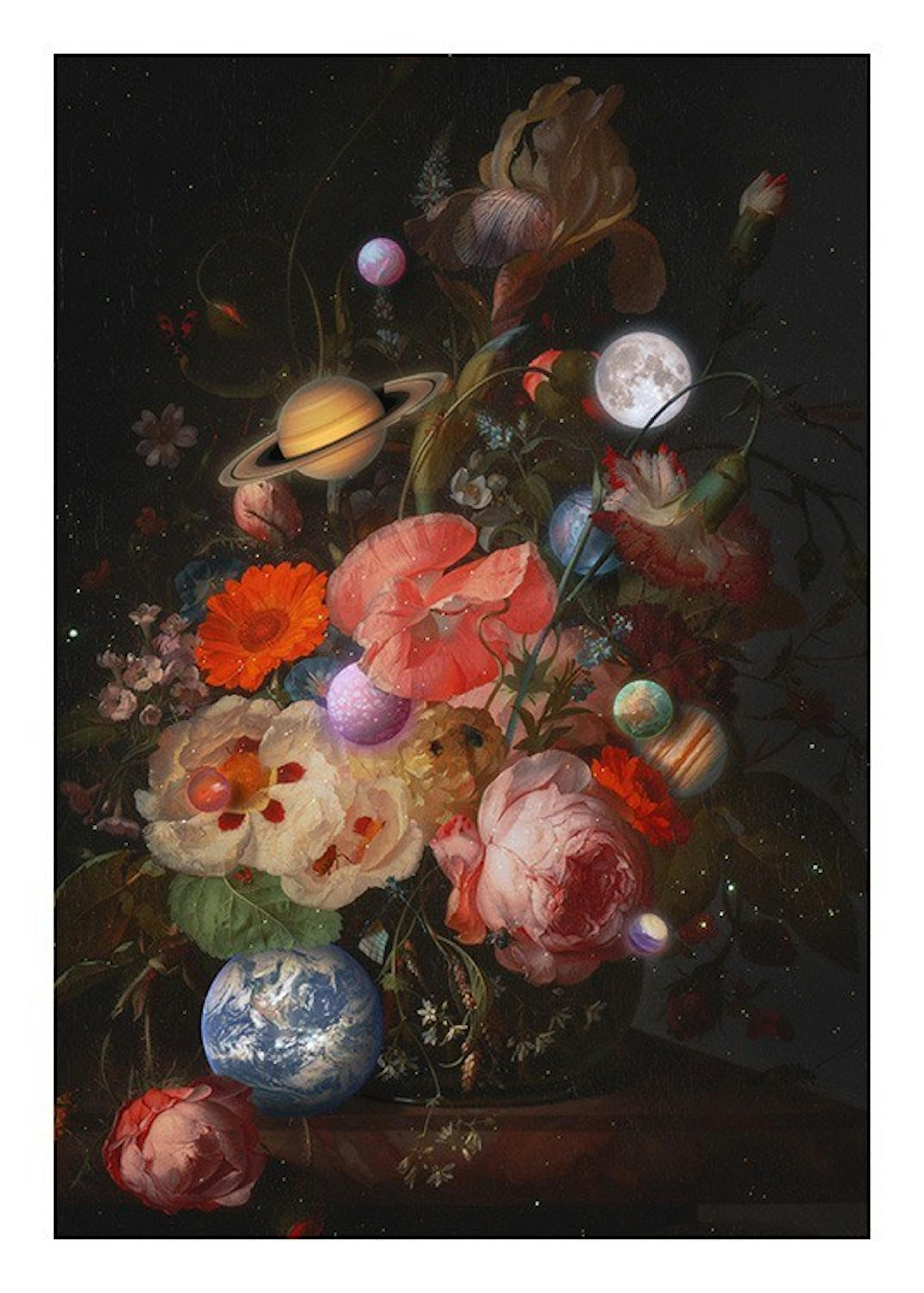Jonas Loose - Bouquet Of Planets Print