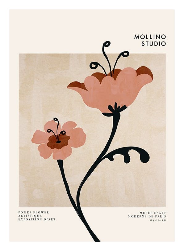 Power Flower No2 Plakat (50x70 cm)- Grafiki