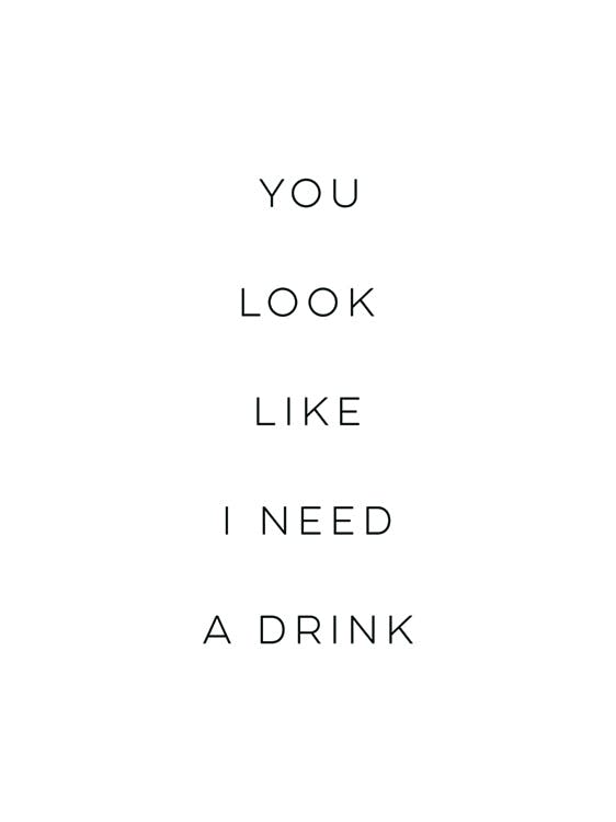 Need A Drink 포스터 0