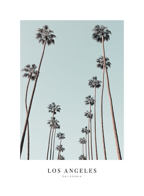 Travel To Los Angeles Poster (50x70 cm)