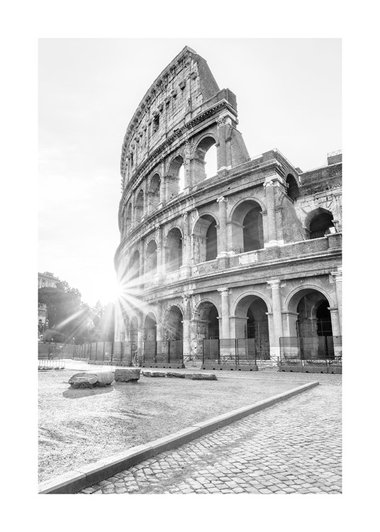 in Kolosseum Visit Colosseum Rom Poster -