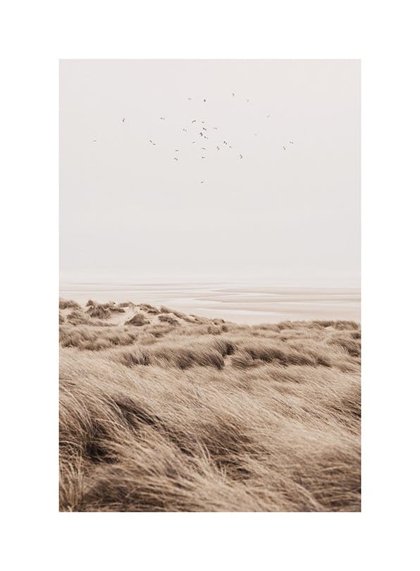 Prints - Beige Sand Dunes Print (30x40 cm) - Nature prints