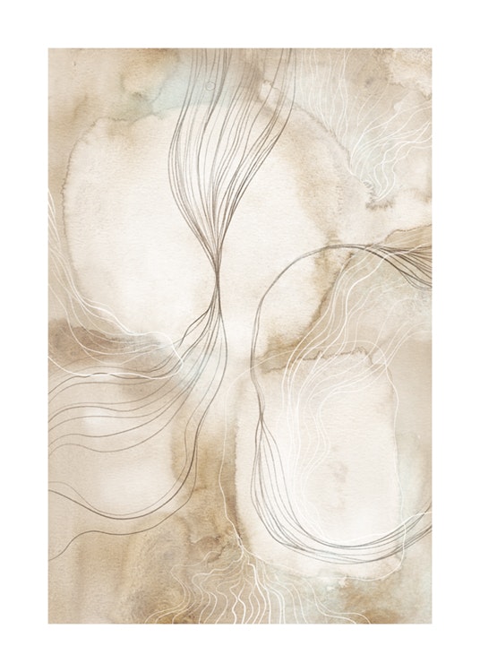 Tranquil Abstract no1 Poster 0
