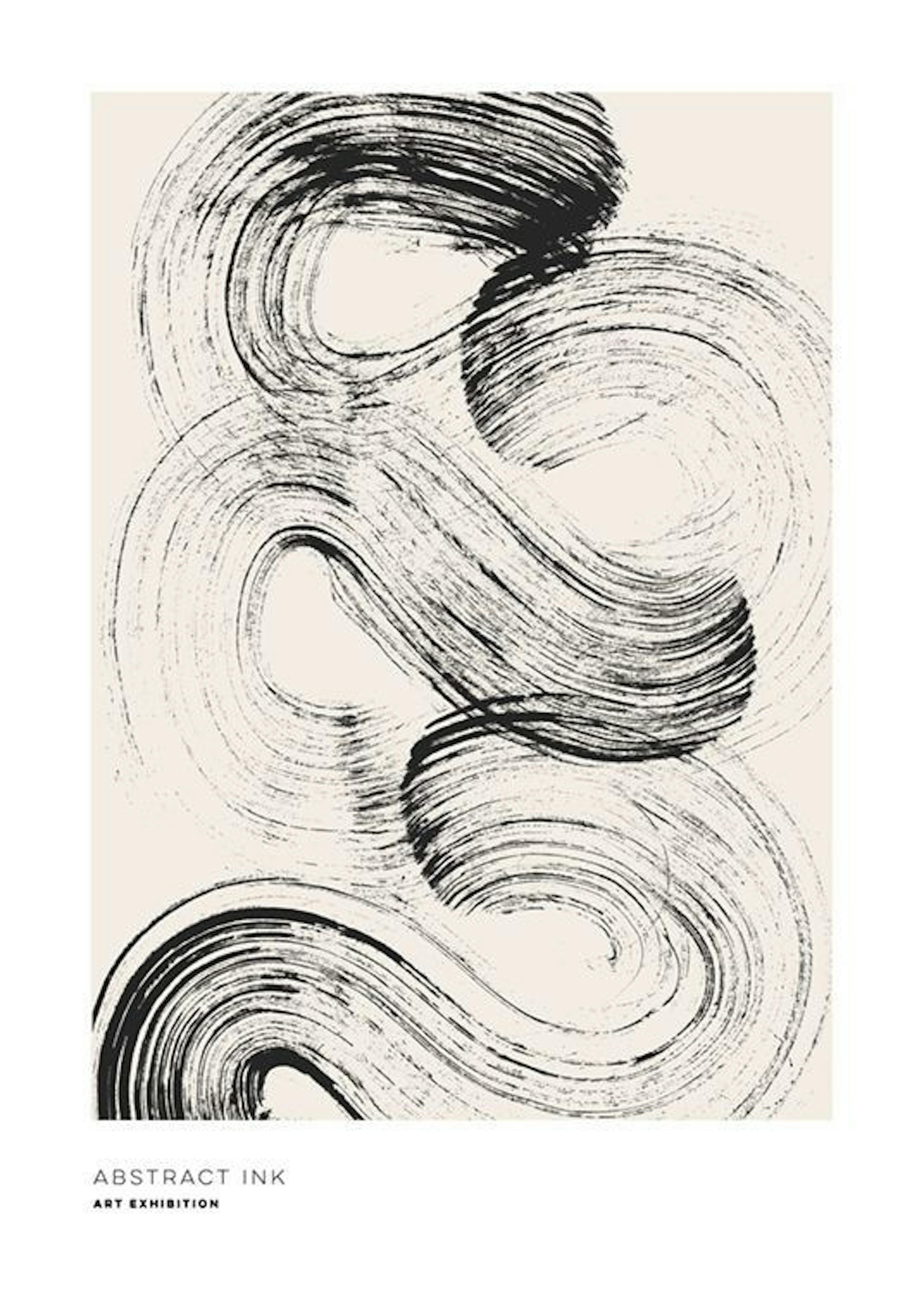 Abstract Ink No1 Plakat