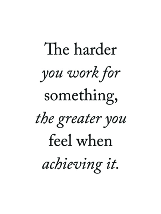 The Harder You Work Plakat 0