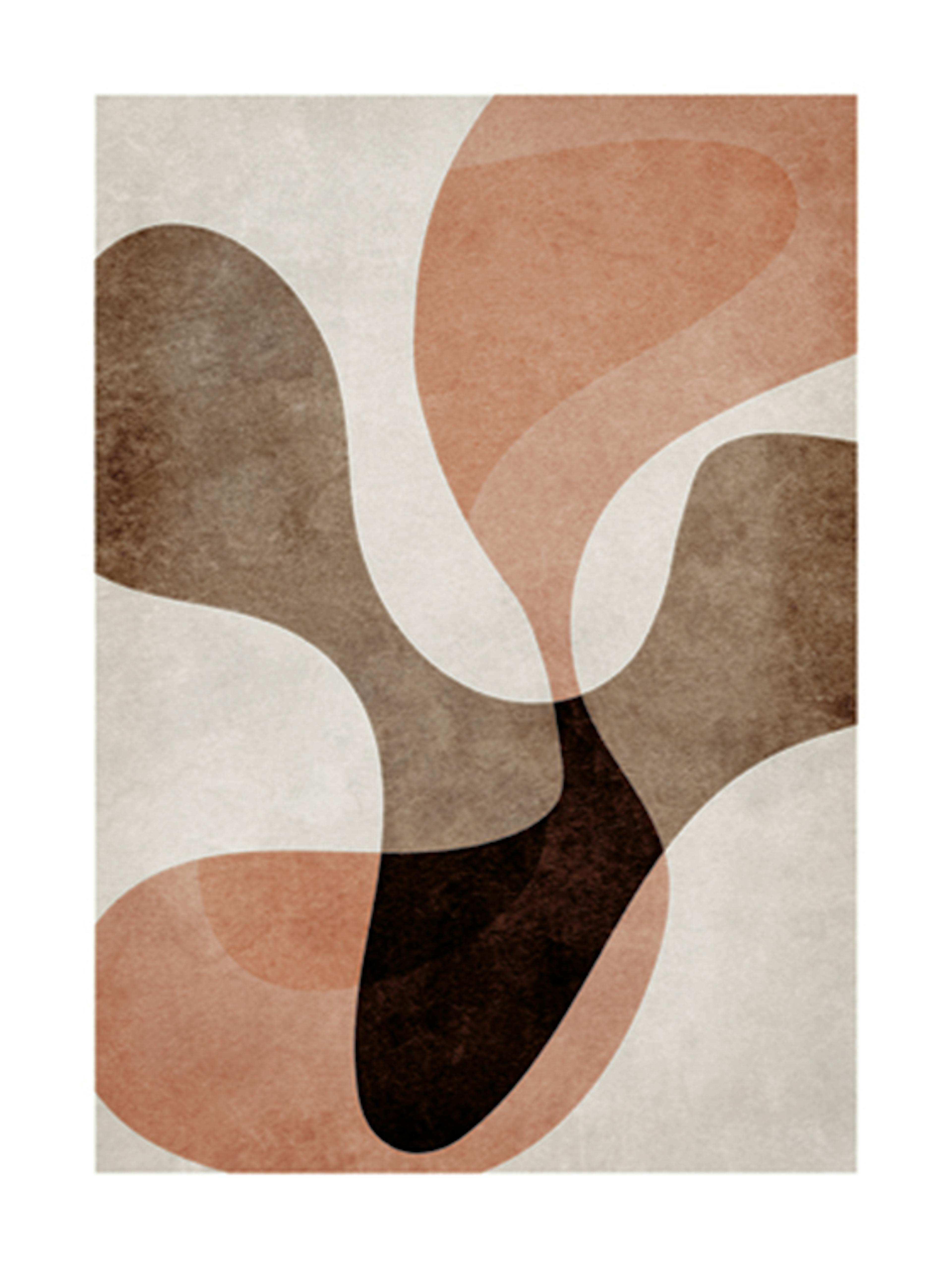 Organic Shapes No1 Poster 0