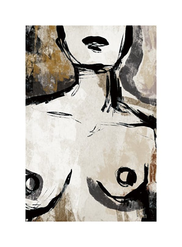 Figurative Woman Print (30x40 cm)