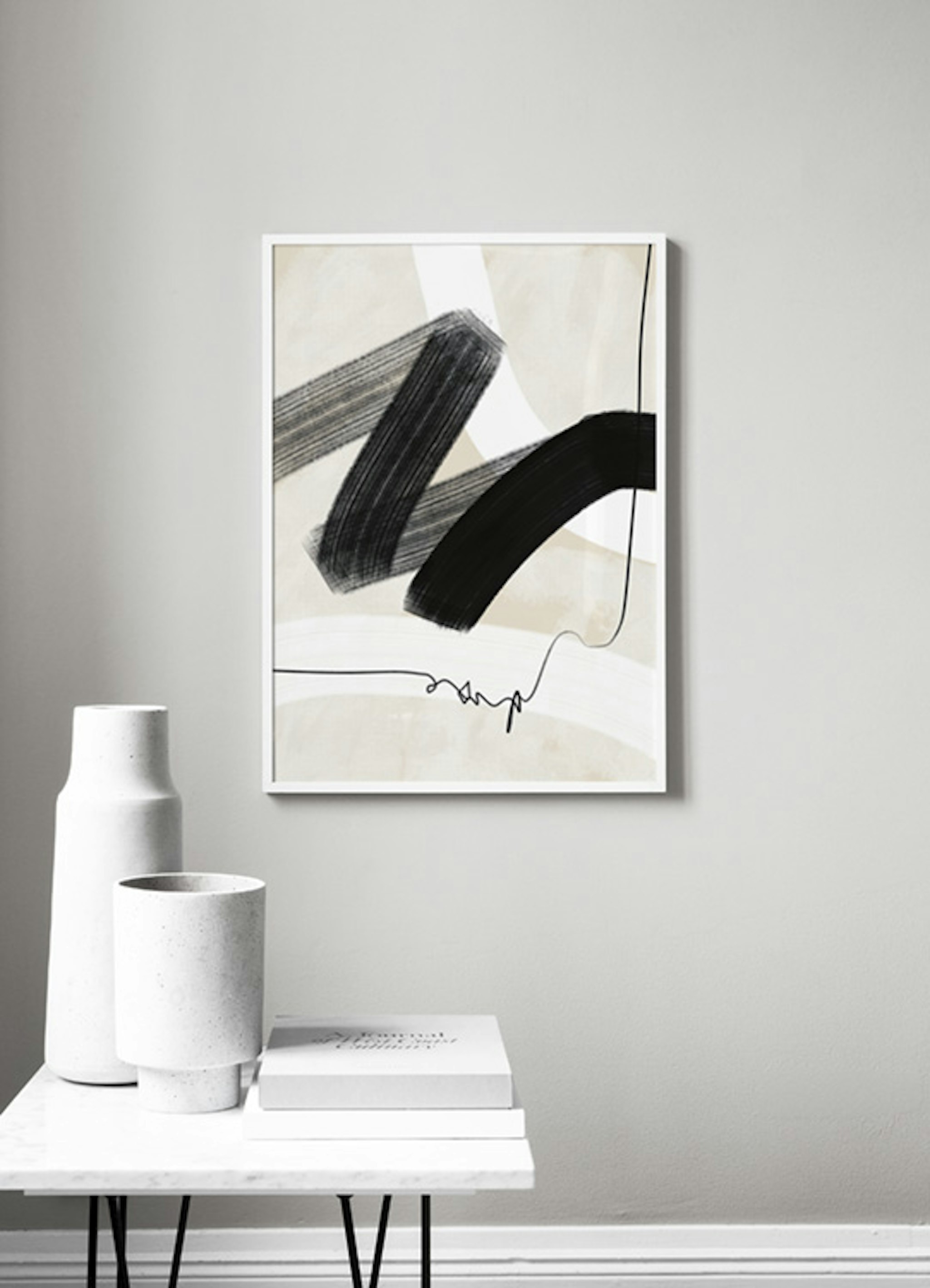 Abstract Wave No1 Poster Abstract lines Desenio.co.uk