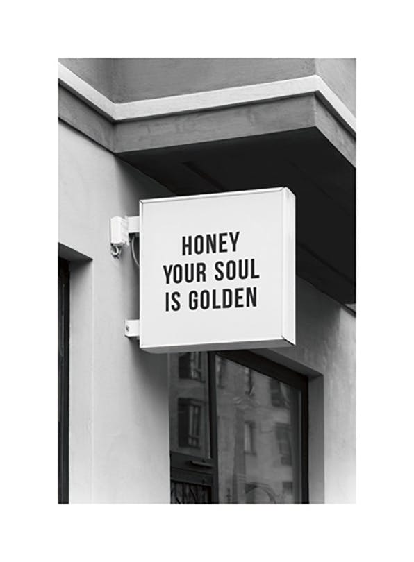 Golden Soul Sign Plakat (30x40 cm)- Fotografia
