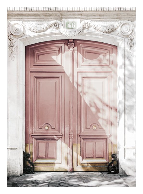 Dusty Pink Door Poster (30x40 cm)
