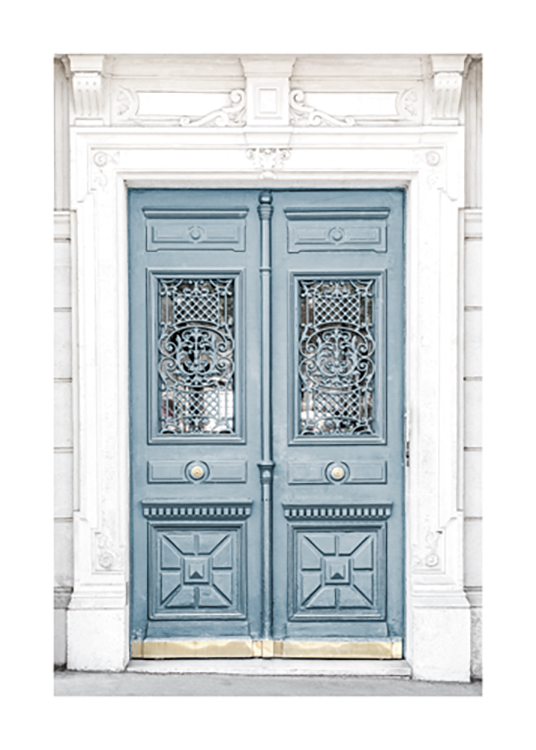 Blue Door - Dør i blå - Desenio.dk