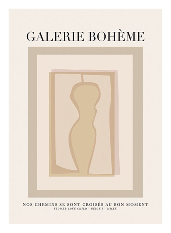 Galerie Bohème No2 Poster (30x40 cm)