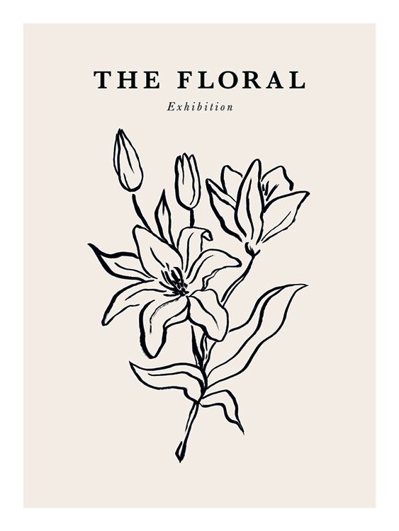 The Floral Exhibition No1 Plakat 0