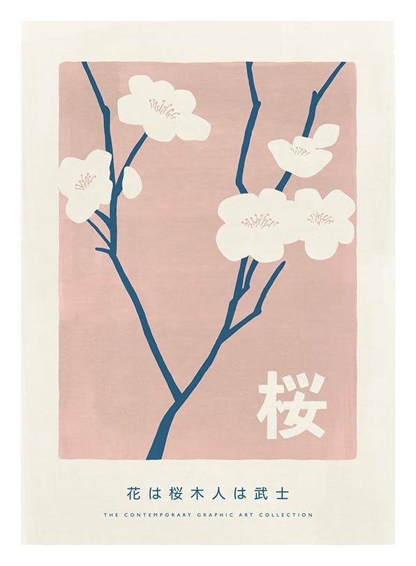 Sakura Poster (30x40 cm)- Posters de flores