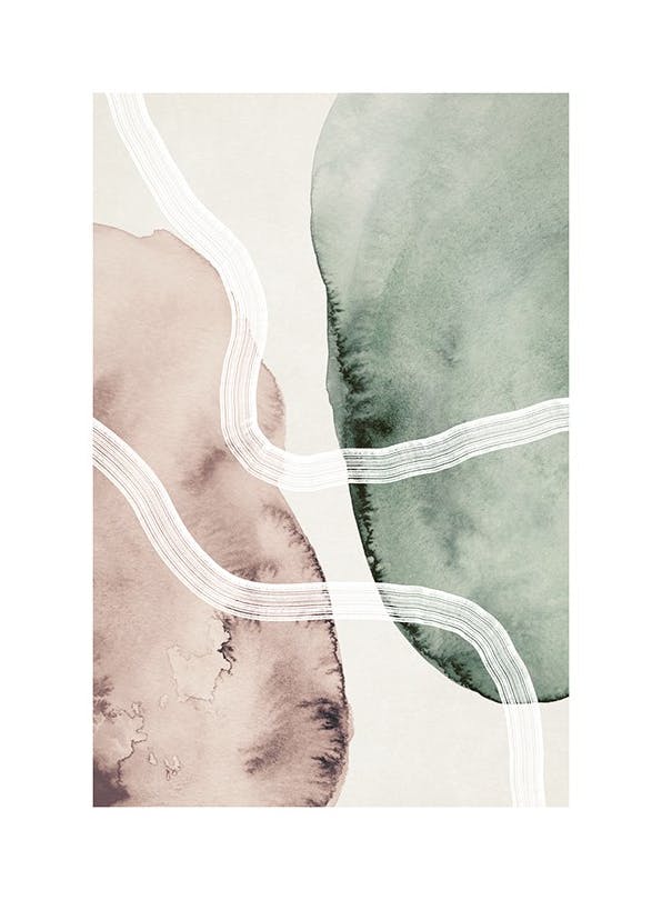 Soft Watercolor No2 Print (50x70 cm)