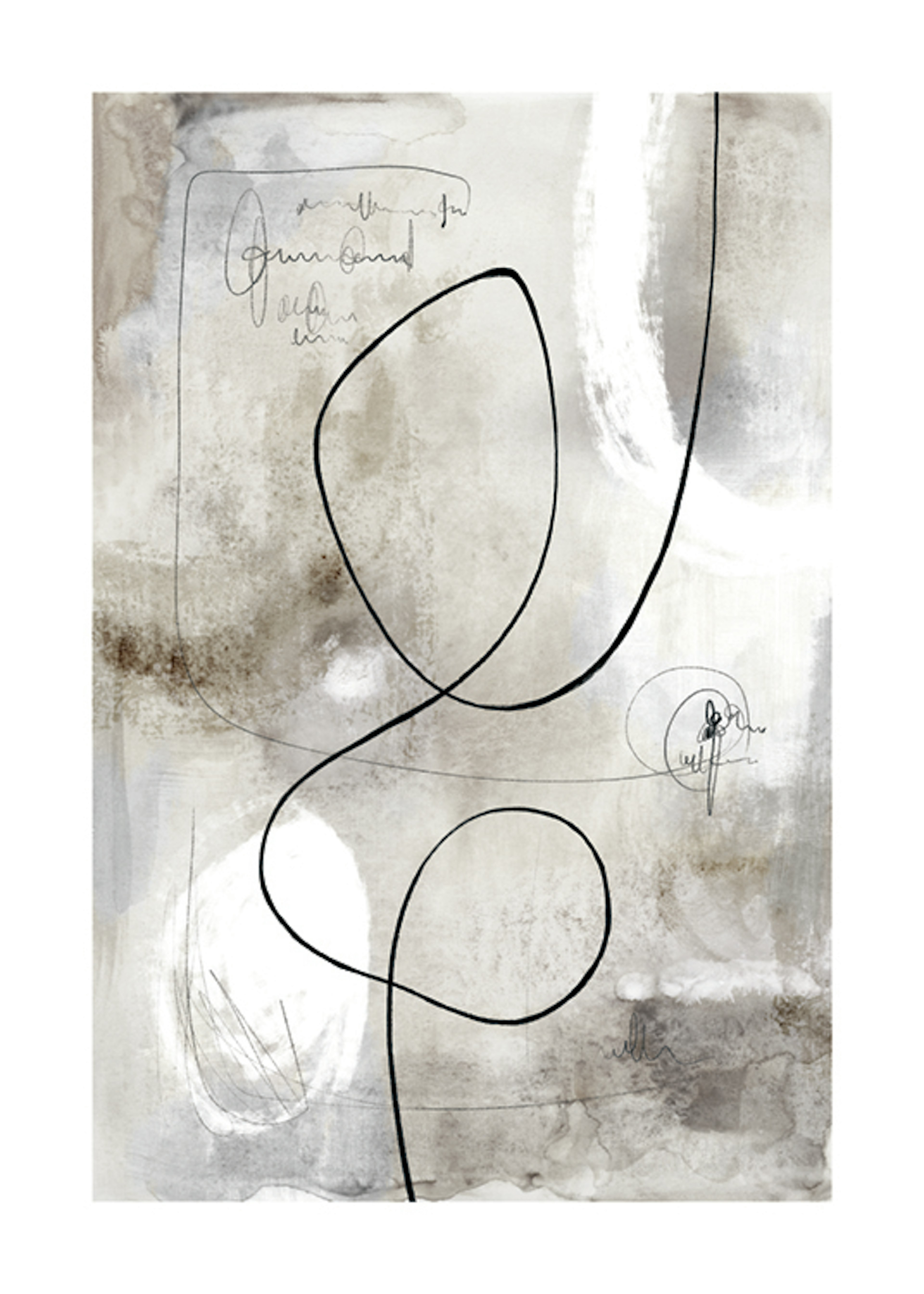 Abstract Paint Figure No1 Poster 0