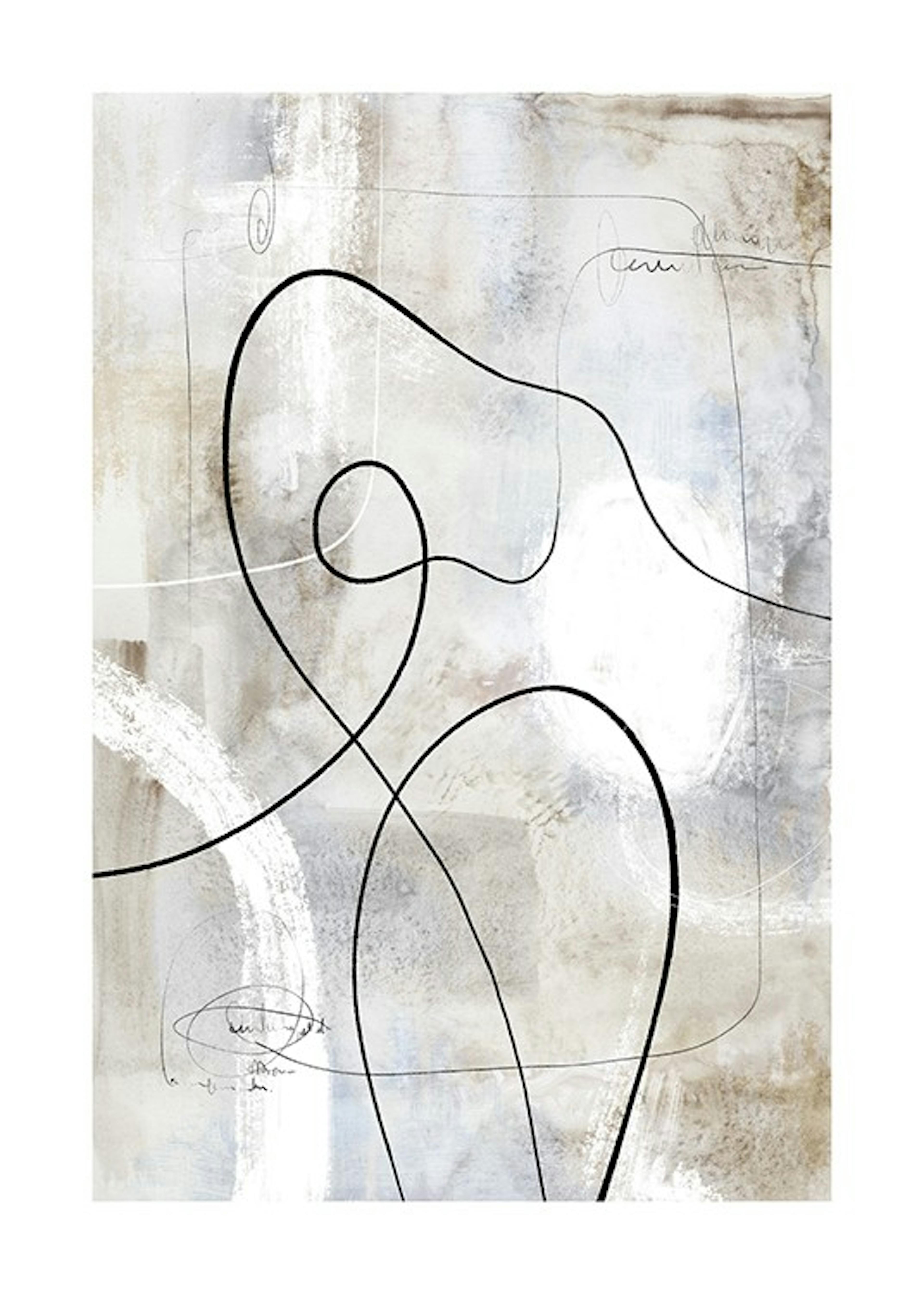 Abstract Paint Figure No2 Plakat 0