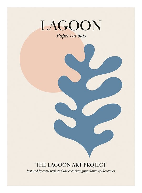 Lagoon No3 Plakat (30x40 cm)- Sztuka abstrakcyjna