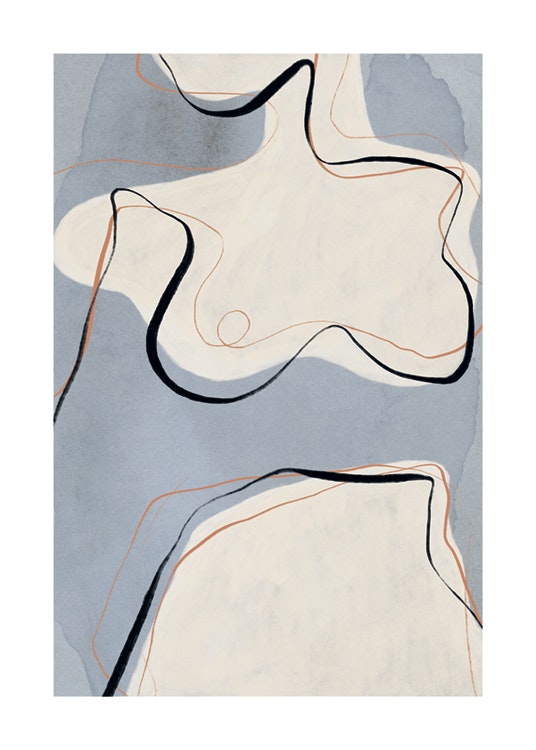 Abstract Torso Affiche 0