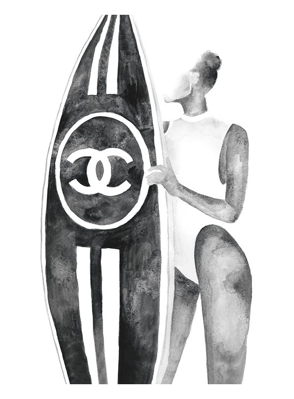 Surf In Style Poster (50x70 cm)