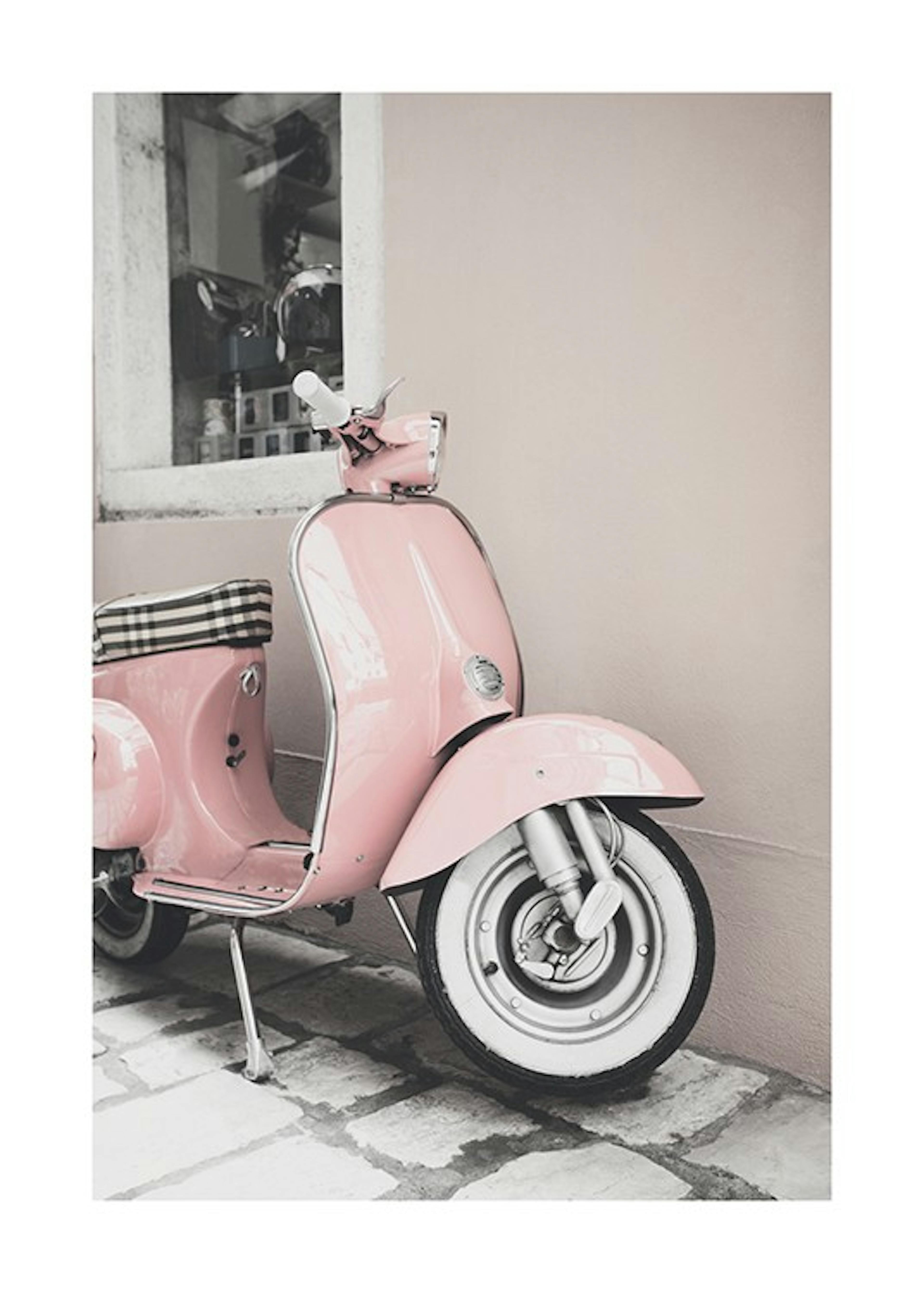 Pink Scooter Poster 0