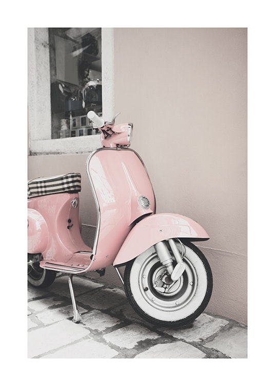 Pink Scooter Poster 0