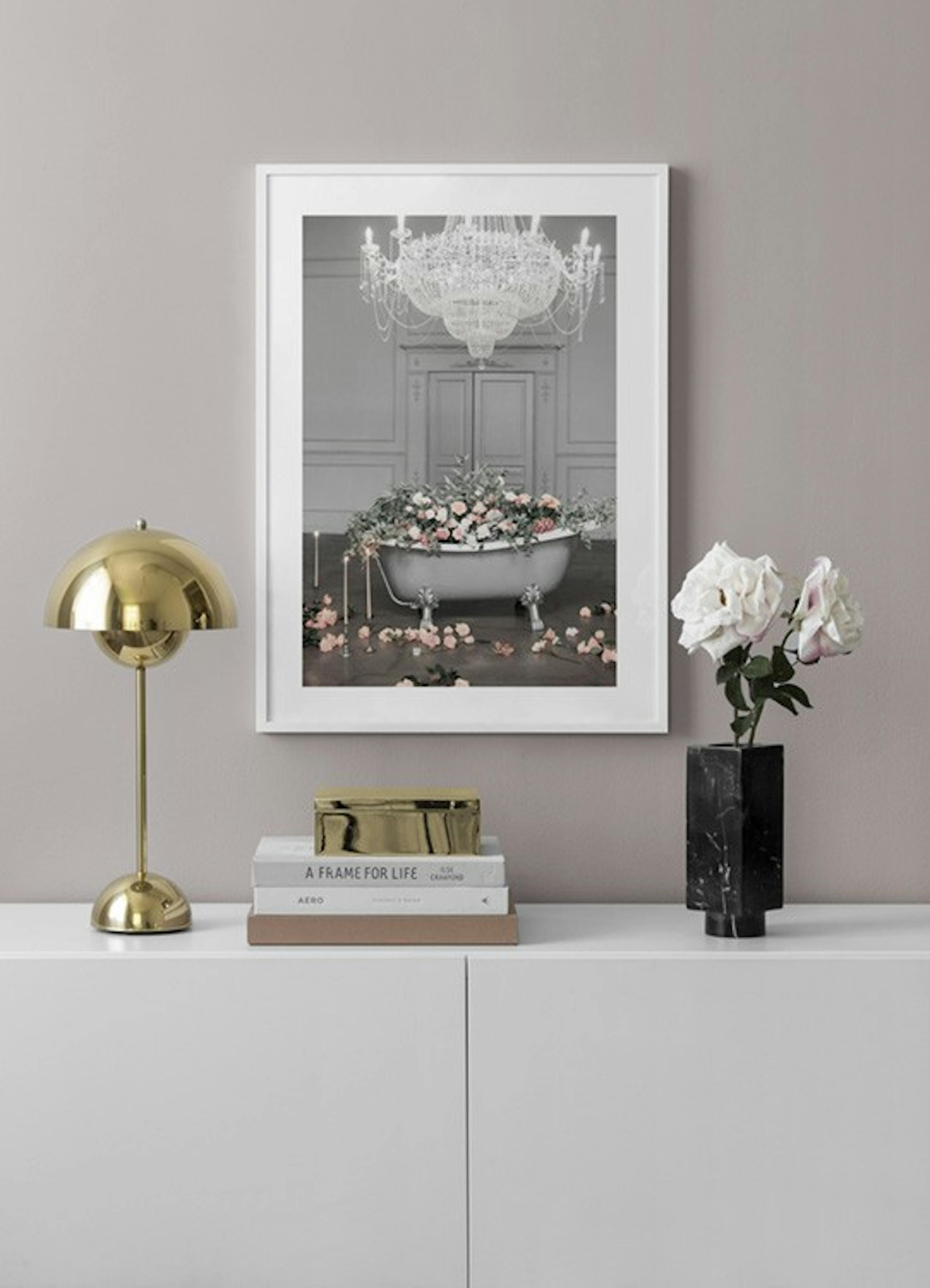 Bathtub Full Of Roses Print