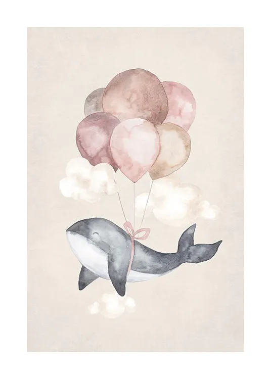 Dreaming Whale Print 0
