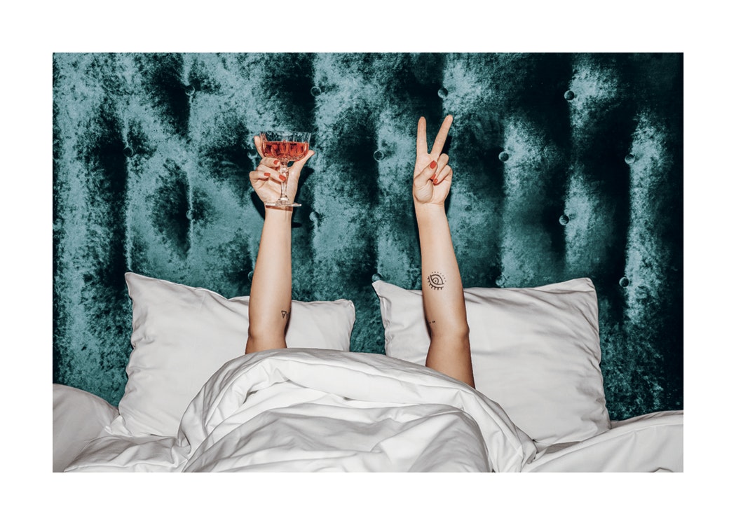 Cocktails In Bed Poster 0