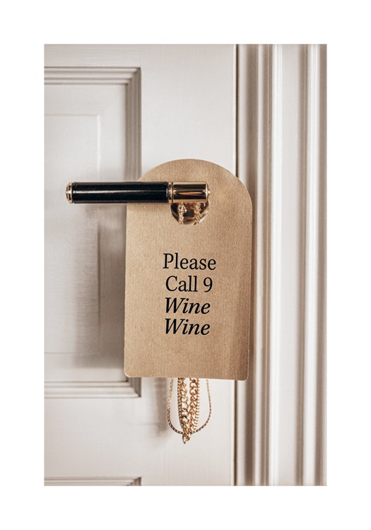 Call 9, Wine, Wine Poster 0