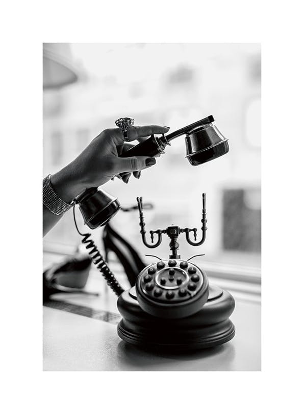Vintage Call Plakat (50x70 cm)- Fotografia