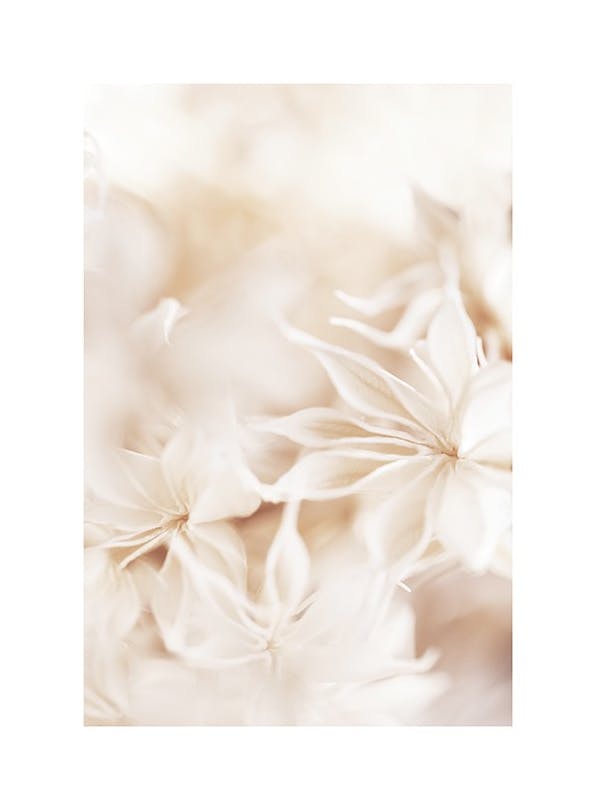 Floral Bokeh Print (50x70 cm)