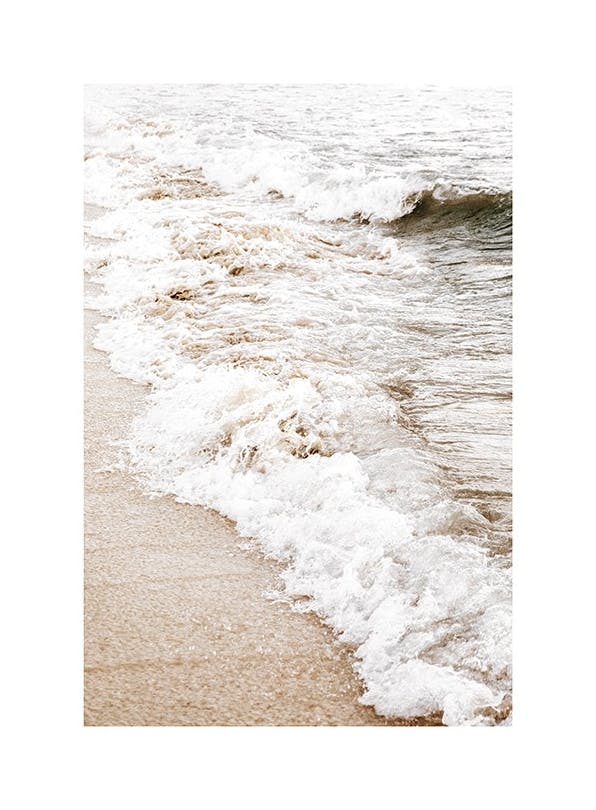 Sand And Waves Poster (50x70 cm)