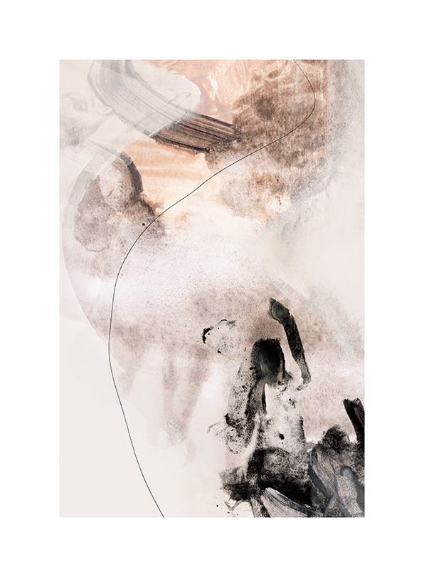 Prints - Abstract Terrain No2 (100x150 cm) - Art prints