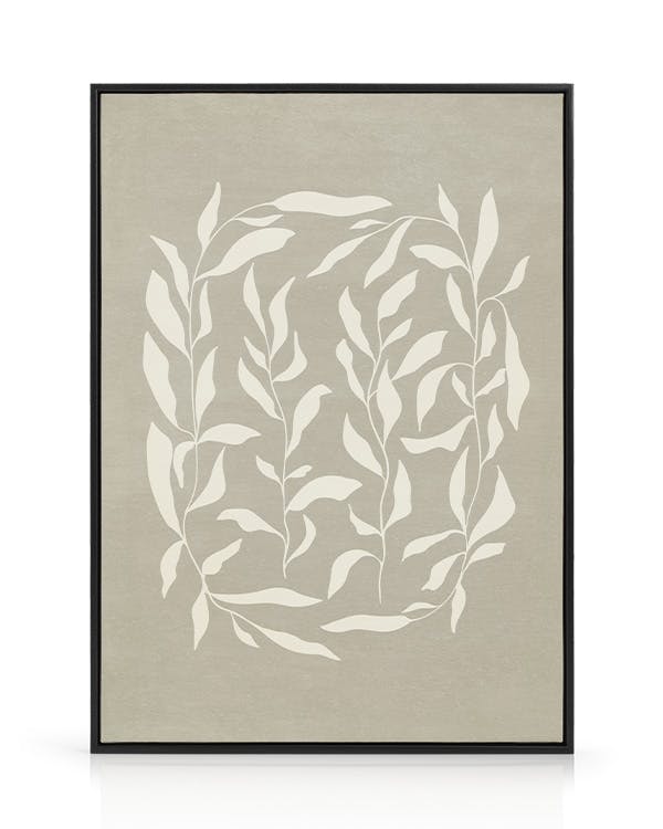 Canvas Prints Le Pouvoir Des Fleurs Canvas print (50x50 cm - Black Frame)