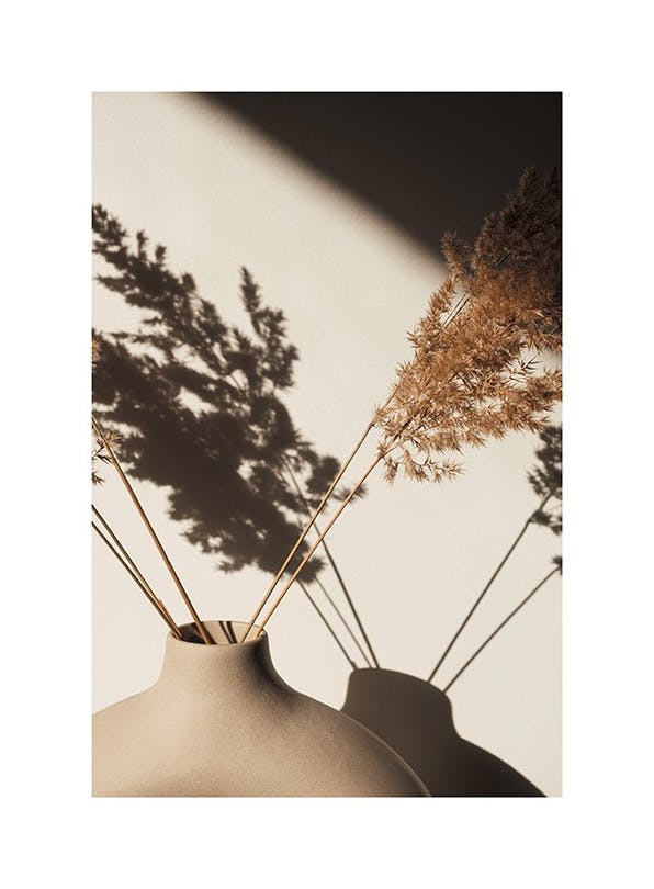 Prints - Pampas Grass Silhouette Print (50x70 cm) - Photography prints