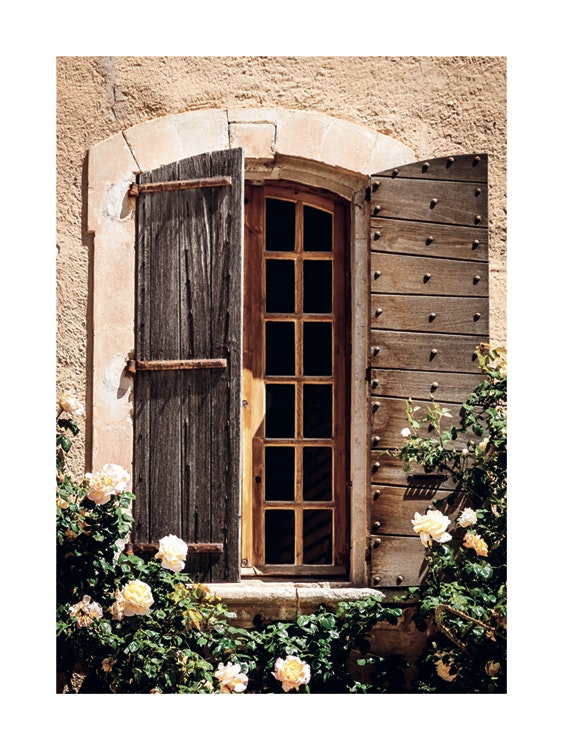 Window in Provence Plagát 0