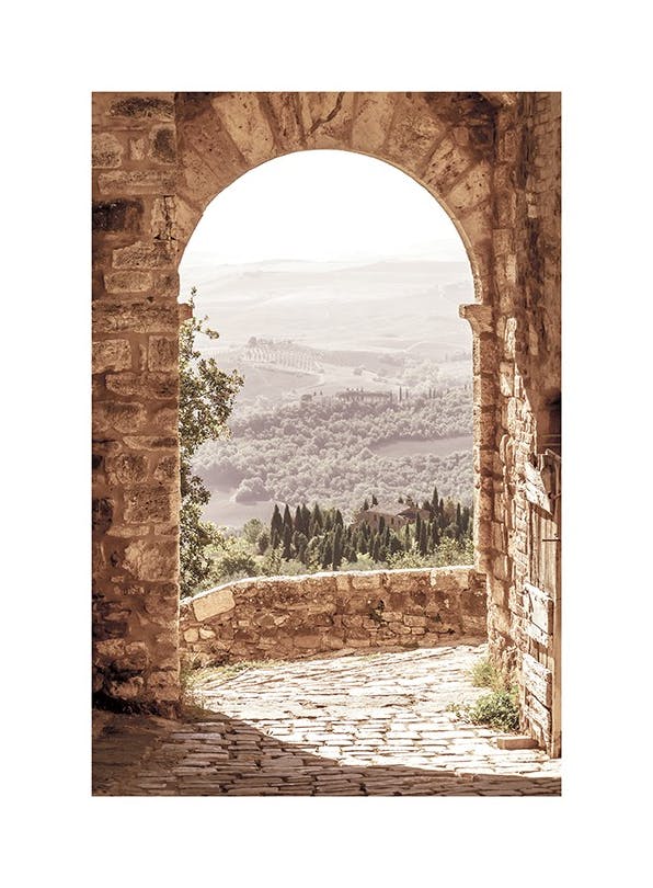 Tuscan Arch Poster (30x40 cm)