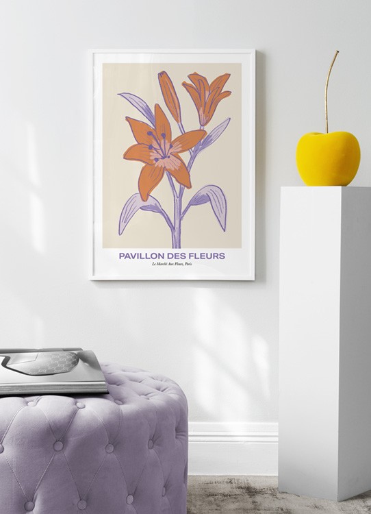 The Floral Cut-Outs Poster