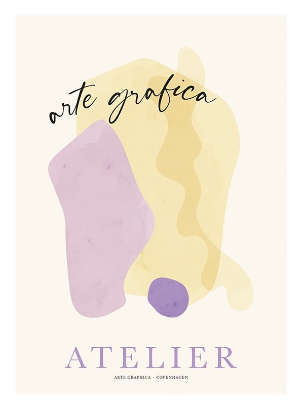 Atelier Art No2 Poster (30x40 cm) - Moderne kunst