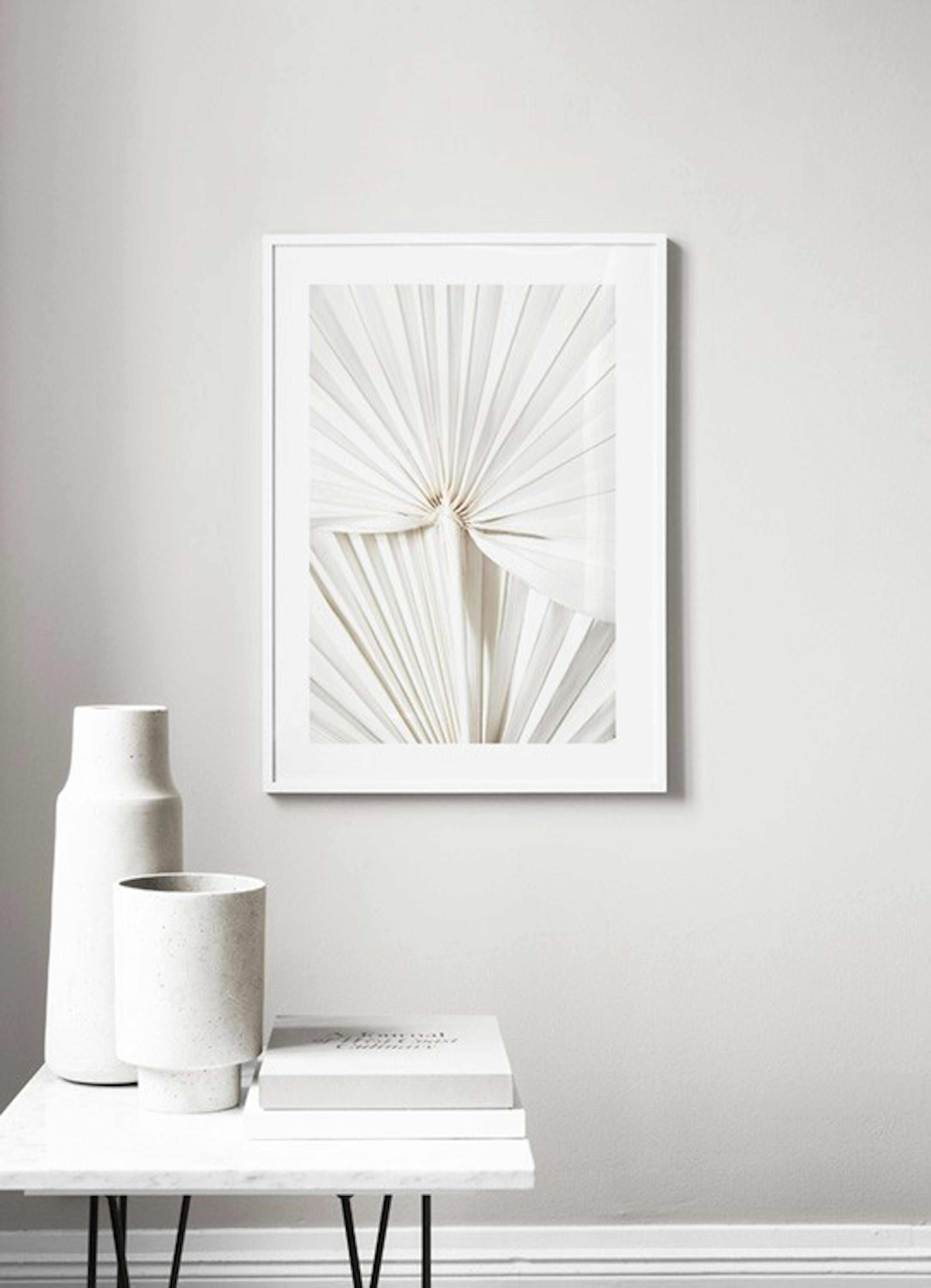 White Leaves Poster