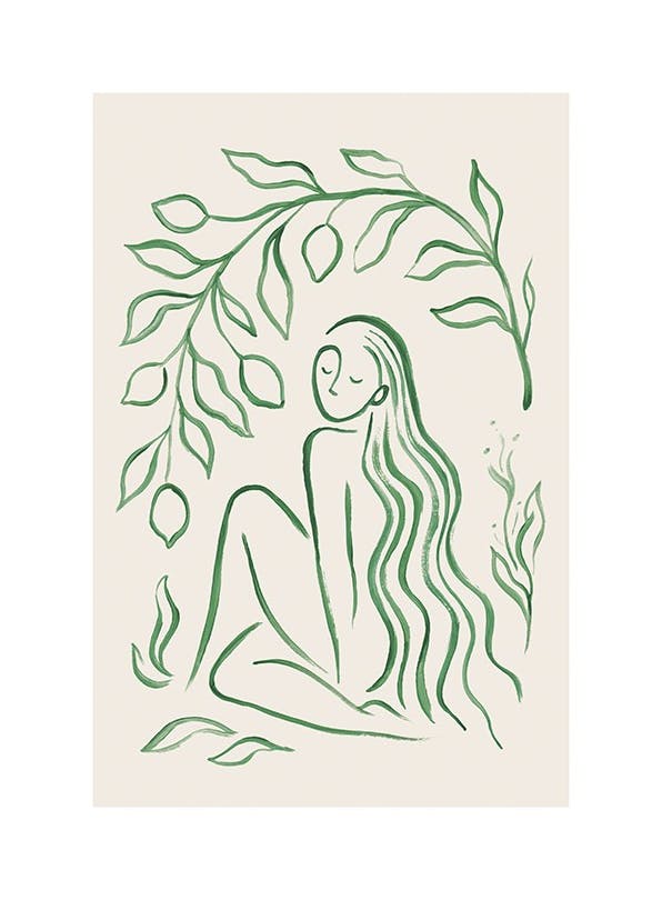 Into the Green No1 Plakat (50x70 cm)- Sztuka