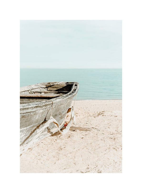 Prints - Boat on the Beach Print (50x70 cm) - Photography prints