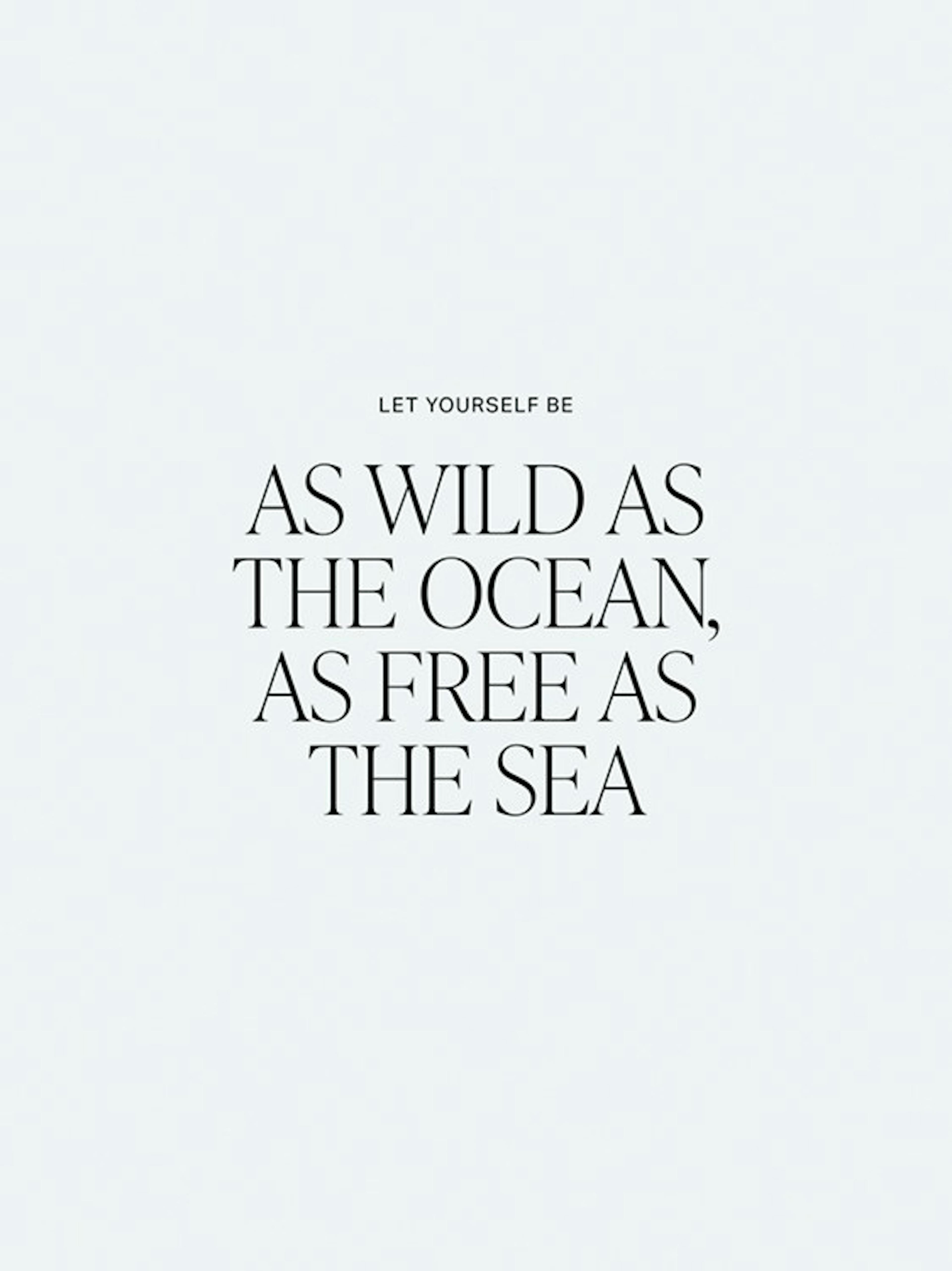 As Wild as the Ocean Print 0